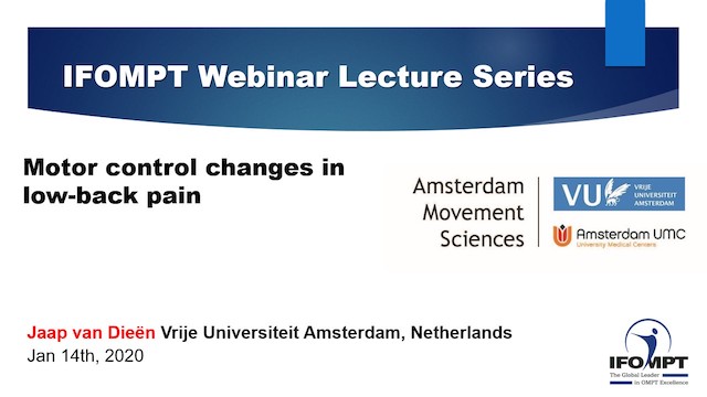 Motor Control and Low Back Pain JvanDieen